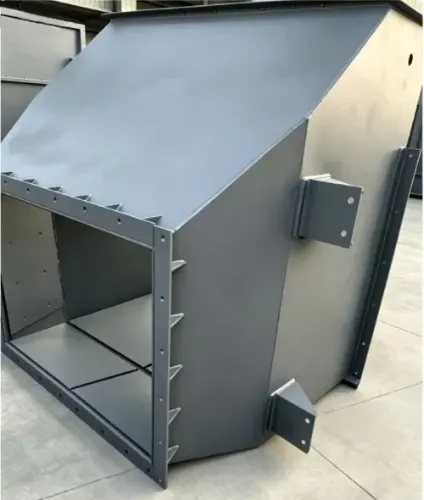 conveyor discharge chute